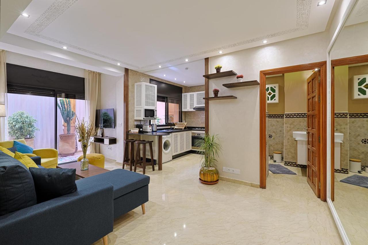 Oasis - Appartement Authentique A Gueliz Marraquexe Exterior foto